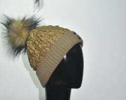 WAKU Női Téli Sapka Fo2469 Camel