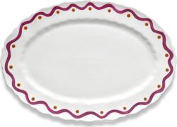 Serax Farfurie de servire Charly ovală 28 x 40 cm, violet-portocaliu (B8926307-406) Tava