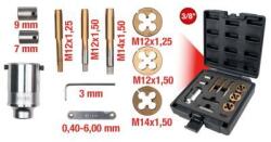 KSTOOLS Set de scule pentru tăiat filete, piuliță roată KSTOOLS 150.1420 (150.1420)