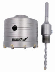 Dedra koronás fúró fúróvezetővel 100 mm hatlapfejű (DED1507-X) - toolgo