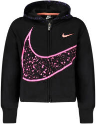 Nike Lány Fekete Cipzáros Pulóver