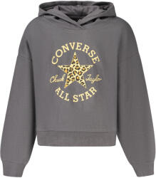 Converse lányka cipzáras kapucnis pulóver, fekete (4CJ841_NEK95_8A)