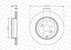 FERODO Disc frana FERODO DDF3349C (DDF3349C) - automobilus