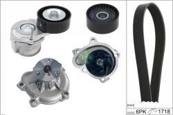 Schaeffler INA Pompa apa + Set curea transmisie cu caneluri Schaeffler INA 529 0312 30 (529 0312 30)
