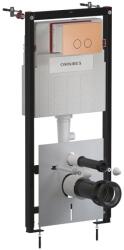 Omnires Rezervor incastrat Omnires StrongFrame ECO pentru vas WC suspendat si clapeta de actionare Steel-R45 finisaj cupru periat (STFWCECO1R45-RCPB) - neakaisa