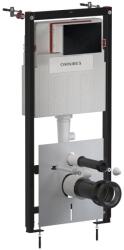 Omnires Rezervor incastrat Omnires StrongFrame ECO pentru vas WC suspendat si clapeta de actionare Steel-R45 finisaj negru semimat (STFWCECO1R45-RBL) - neakaisa