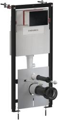 Omnires Set rezervor WC cu cadru Omnires StrongFrame cu spalare ECO si clapeta Minimal negru mat (STFWCECO1M-RBLM) - neakaisa