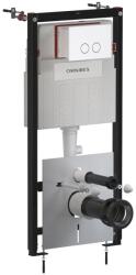 Omnires Rezervor incastrat Omnires StrongFrame ECO pentru vas WC suspendat si clapeta de actionare Steel-R45 finisaj alb mat (STFWCECO1R45-RWM)