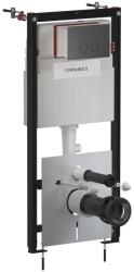 Omnires Rezervor incastrat Omnires StrongFrame pentru vas WC suspendat si clapeta de actionare Steel-R45 finisaj grafit periat (STFWC1R45-RGR)