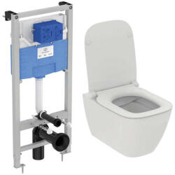 Ideal Standard Set rezervor WC cu cadru Ideal Standard ProSys si vas WC I. Life B cu capac softclose alb (R051901) - neakaisa