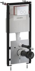 Omnires Set rezervor WC cu cadru Omnires StrongFrame cu spalare ECO si clapeta Minimal crom lucios (STFWCECO1M-RCR) - neakaisa