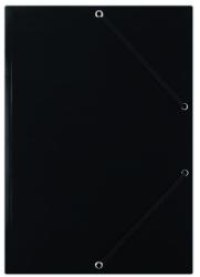 DONAU Standard mapa cu elastic A4 negru (FEP01G)