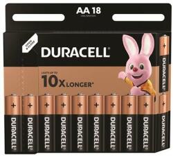 Duracell - Elem, AA ceruza, 18 db, "Basic", (18 db) (10PP110082) (10PP110082)