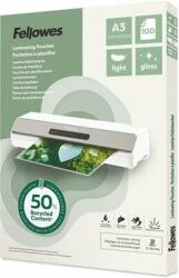 Fellowes Meleglamináló fólia, 80 mikron, A3, fényes, 100 db, FELLOWES "Light", (100 db) (100142988) (100142988)