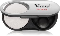PUPA Vamp! Radiant Baked Eyeshadow fard de culoare vibranta si lunga durata culoare 401 White Snow - WET & DRY 1 g