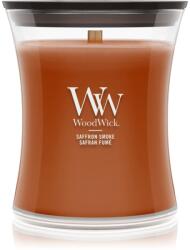 WoodWick Saffron Smoke lumânare parfumată cu fitil din lemn 275 g