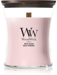 WoodWick Rose Blush lumânare parfumată cu fitil din lemn 275 g