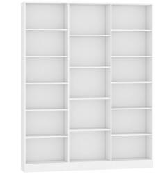 HOMCOM Bibliotecă cu Polițe Reglabile și Sistem Anti-Răsturnare din PAL, 149 x 23, 6 x 188 cm, Albă | Aosom Romania (836-730V00WT) Biblioteca