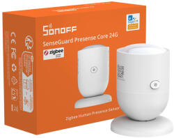 SONOFF senzor de prezenta umana sonoff senseguard presence core 24g (snzb-06p24) - tehnologie radar mmwave 24 ghz, senzor lux cont (6979033600331)