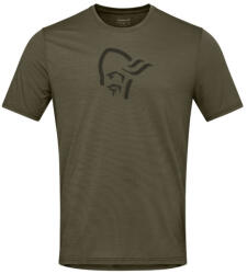 Norrona femund equaliser merino T-shirt férfi póló XL / sötétzöld