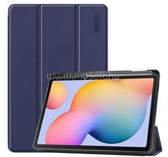 ENKAY Samsung Tab S6 Lite 10.4 LTE / Tab S6 Lite 10.4 WIFI tok álló, bőr hatású aktív FLIP, ceruza tartó, SÖTÉTKÉK (GP-99010) (GP-99010)