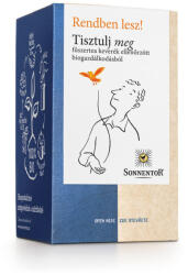 SONNENTOR Tisztulj meg Tea filteres - bio -18db - vitalnatural