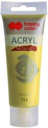 Happy Color Culoare acrilica 75 ml, verde auriu metalic, Happy Color HA73700075-151