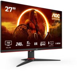AOC Monitor Gaming AOC 27G2ZNEBK 27 inch FHD, 240Hz, VA, NegruRosu (13945192)