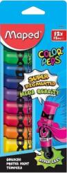Maped Tempera pe baza de apa, 12 culori/set, tub 12 ml, Maped 810510