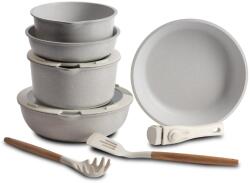 Bergner Set de Vase BERGNER din Aluminiu cu Antiaderent, 10 Piese, Design Elegant (59760197)