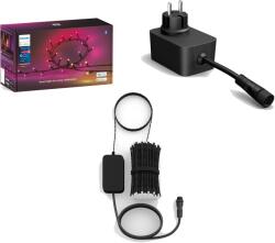 Philips Festavia intelligens fényfüzér, 14 W, 24 V, 250 LED, fehér és színes fény, 20 m, tápforrással