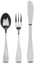 Bergner Set 3 Piese Tacamuri pentru Copii Bergner Munich Silver Shiny - Otel Inoxidabil, Elegant, Spalare Automata (92322394) Set pentru masa bebelusi