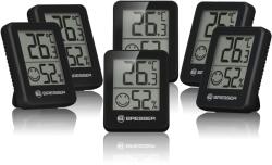 Bresser Termometru Hygrometru Bresser 6 piese, digital, cu indicator Smiley, negru (10351858)