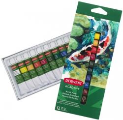 Derwent Set 12 culori acrilice 12 ml Derwent Academy 2302401 (2302401)