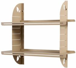  Hanah Home Dekoratív Fém Fali Polc Taupe Vlnt126Cp