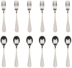 Bergner Set 12 Piese Tacamuri BERGNER Munchen - 6 Gabeln 6 Loffel, Inox, Spalare Automata (84690164) Tacam