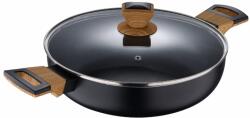 Bergner Vas de gatit BERGNER Earth Black 28 cm cu capac, aluminiu, negru (33627529)