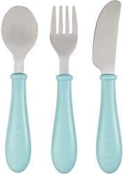 Béaba Set de tacamuri pentru copii Beaba, inox, ergonomic, verde Airy (94650703) Tacam