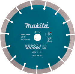 Makita Disc diamantat de tăiere a betonului MAKITA 230x2, 4x22, 23 mm pentru mașini alimentate cu baterii E-02967 (E-02967) Disc de taiere