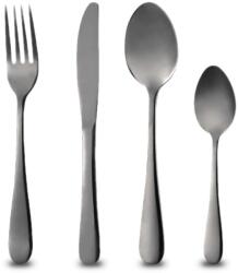 Bergner Set tacamuri BERGNER MUNICH 24 piese din otel inoxidabil, negru lucios (96534213) Tacam