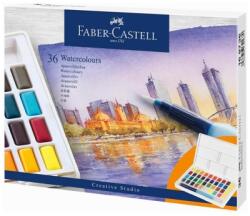 Faber-Castell Acuarele si pensula cu rezervor Creative Studio, 36 culori/set Faber-Castell FC169736 (FC169736)
