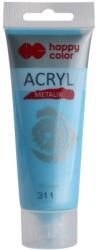 Happy Color Culoare acrilica 75ml, albastru tiffany metalic, Happy Color HA73700075-311