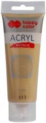 Happy Color Culoare acrilica 75 ml, auriu pur metalic, Happy Color HA73700075-111