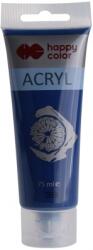 Happy Color Culoare acrilica 75ml, albastru inchis, Happy Color HA73700075-33