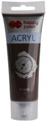 Happy Color Culoare acrilica 75ml, maro inchis, Happy Color HA73700075-75