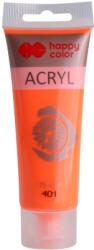 Happy Color Culoare acrilica 75ml, portocaliu fluo, Happy Color HA73700075-401