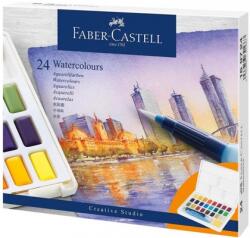 Faber-Castell Acuarele si pensula cu rezervor Creative Studio, 24 culori/set Faber-Castell FC169724 (FC169724)