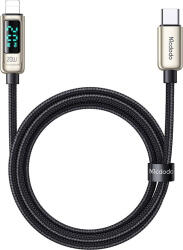 Mcdodo Cablu de date Mcdodo Digital Pro Type-C la tip Lightning, PD, 1.2m, 20W, Silver (ca-8811)