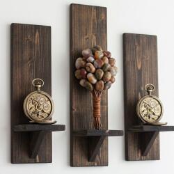 Hanah Home Decorative Wooden Wall Shelf Wooden Raf321