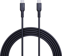AUKEY Cablu de date / adaptor Aukey USB-C Male la USB-C Male, 100 W, 1.8 m, Black (LLTSN1050050)